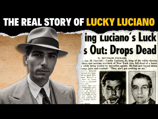 'Video thumbnail for The Real Story of LUCKY LUCIANO: Unmasking the Mafia Myth ️'