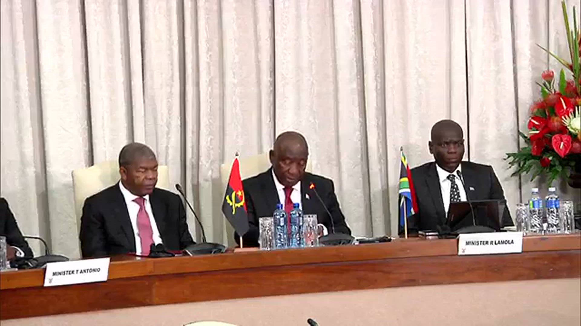 Video thumbnail for Official Talks between President Cyril Ramaphosa and President João Lourenço of Angola