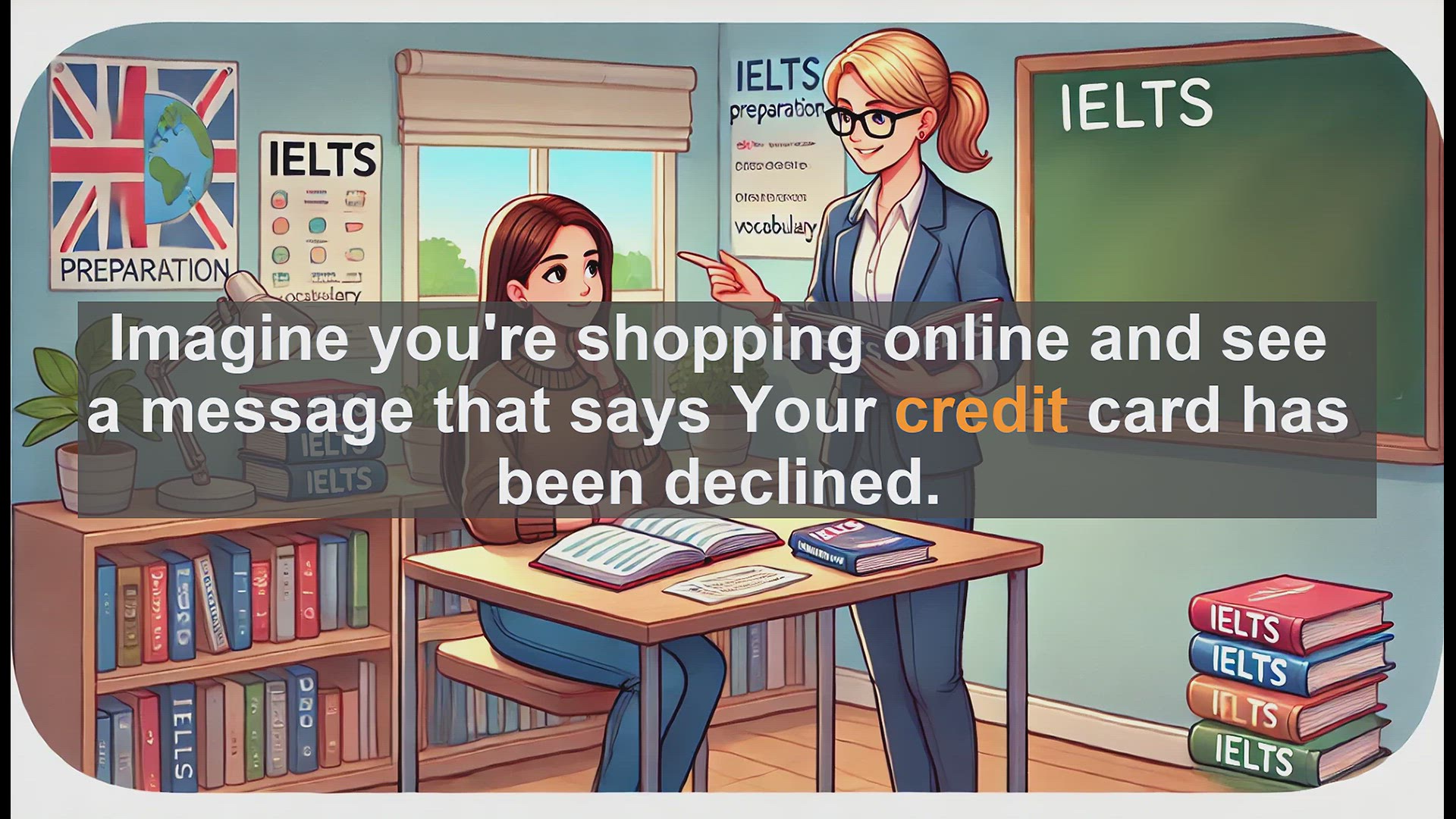 'Video thumbnail for 2500 Must Know IELTS 5.5 Vocabulary - Understanding 'Credit': Meanings and Usage for IELTS'