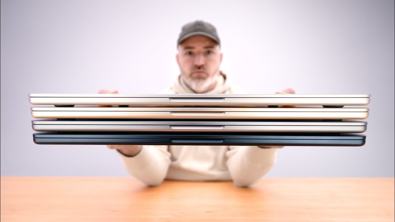 'Video thumbnail for Apple MacBook Air 15 Unboxing (ALL COLORS)'