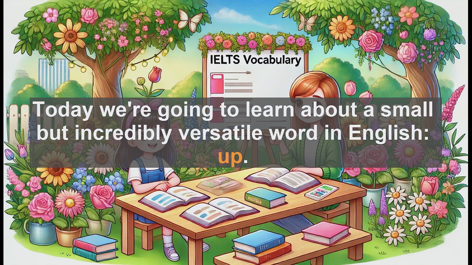 'Video thumbnail for 2500 Must Know IELTS 5.5 Vocabulary - Mastering the Word 'Up' for IELTS Success'