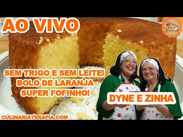 'Video thumbnail for BOLO FOFINHO DE LARANJA SEM GLÚTEN E SEM LACTOSE'