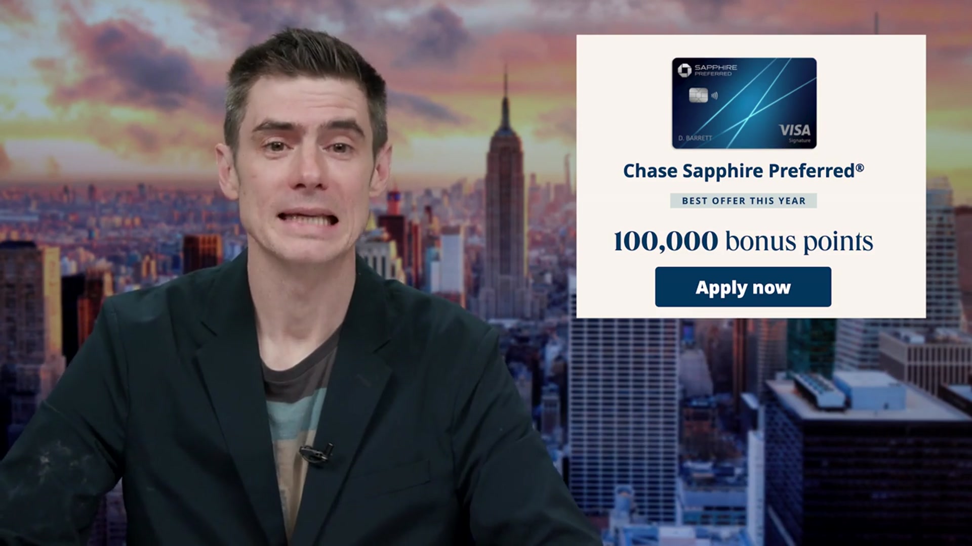'Video thumbnail for Ben Hedges: amex platinum changes & chase sapphire preferred 100k referral!'