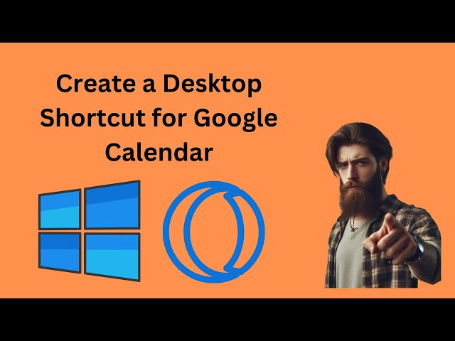 'Video thumbnail for How to Create a Desktop Shortcut for Google Calendar in Windows 10 using Opera GX | GearUpWindows'
