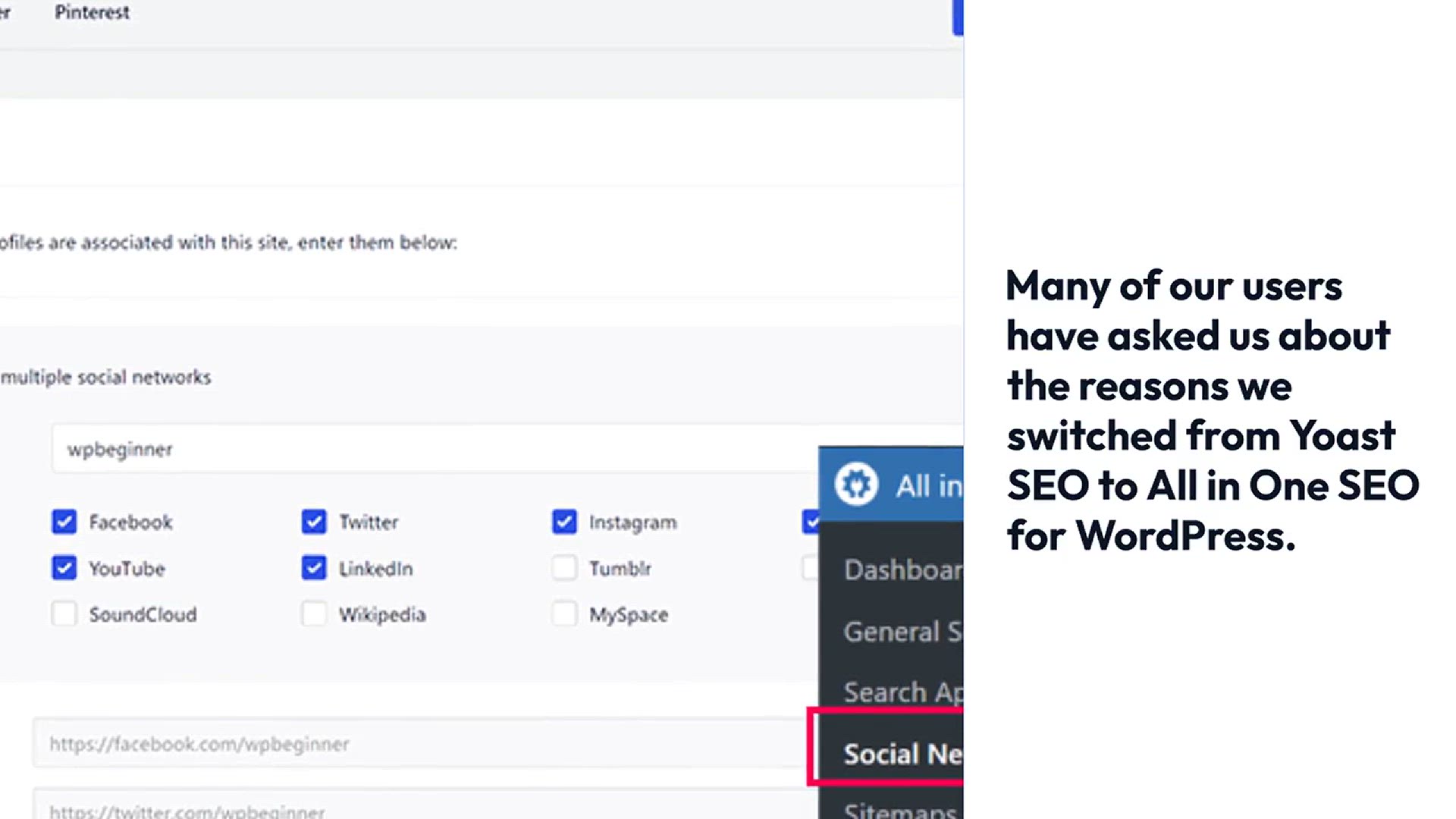 'Video thumbnail for 18 Reasons Why We Switched From Yoast to All in One SEO'