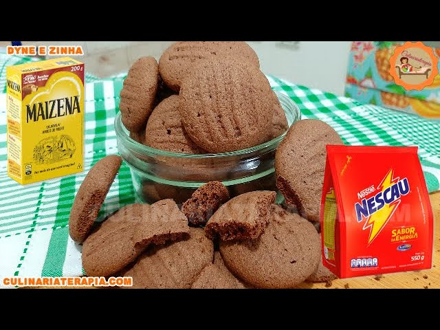 'Video thumbnail for Sequilhos de Maizena e Nescau com Textura Super Leve e Crocantes'