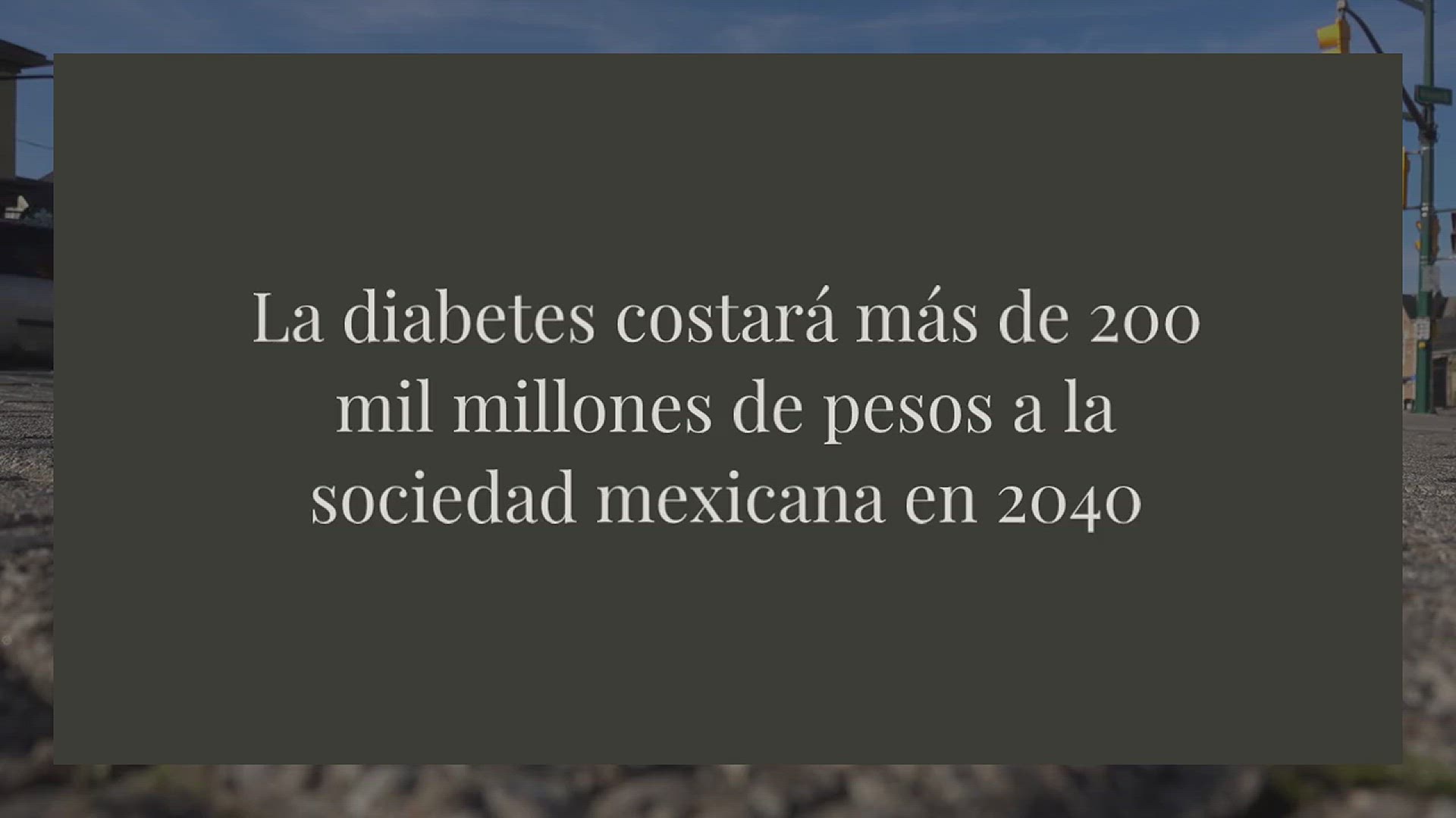 Video thumbnail for La diabetes costará más de 200 mil millones de pesos a la sociedad mexicana en 2040