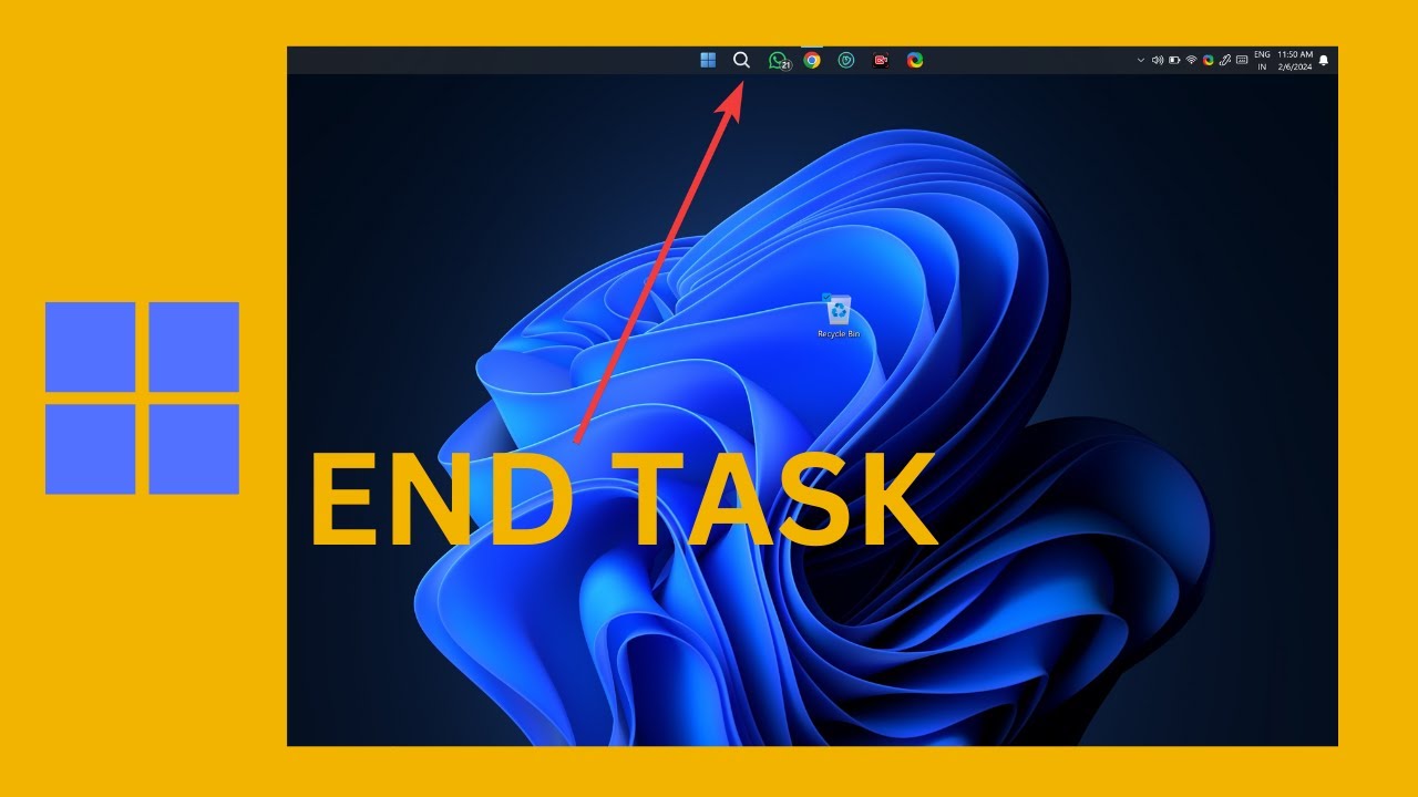'Video thumbnail for How to Show End Task Option in Windows 11 Taskbar Context Menu using Settings | GearUpWindows'