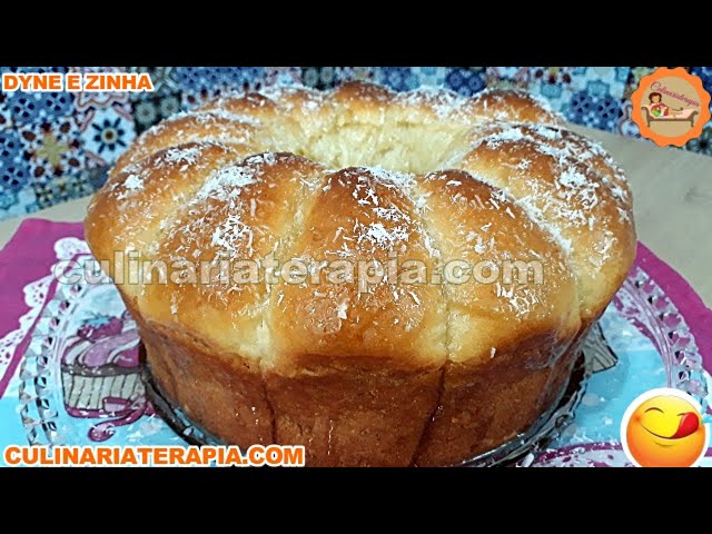 'Video thumbnail for Receita de Rosca de Pão Doce de Coco com Apenas 1 Ovo! Massa básica para pão caseiro algodão'