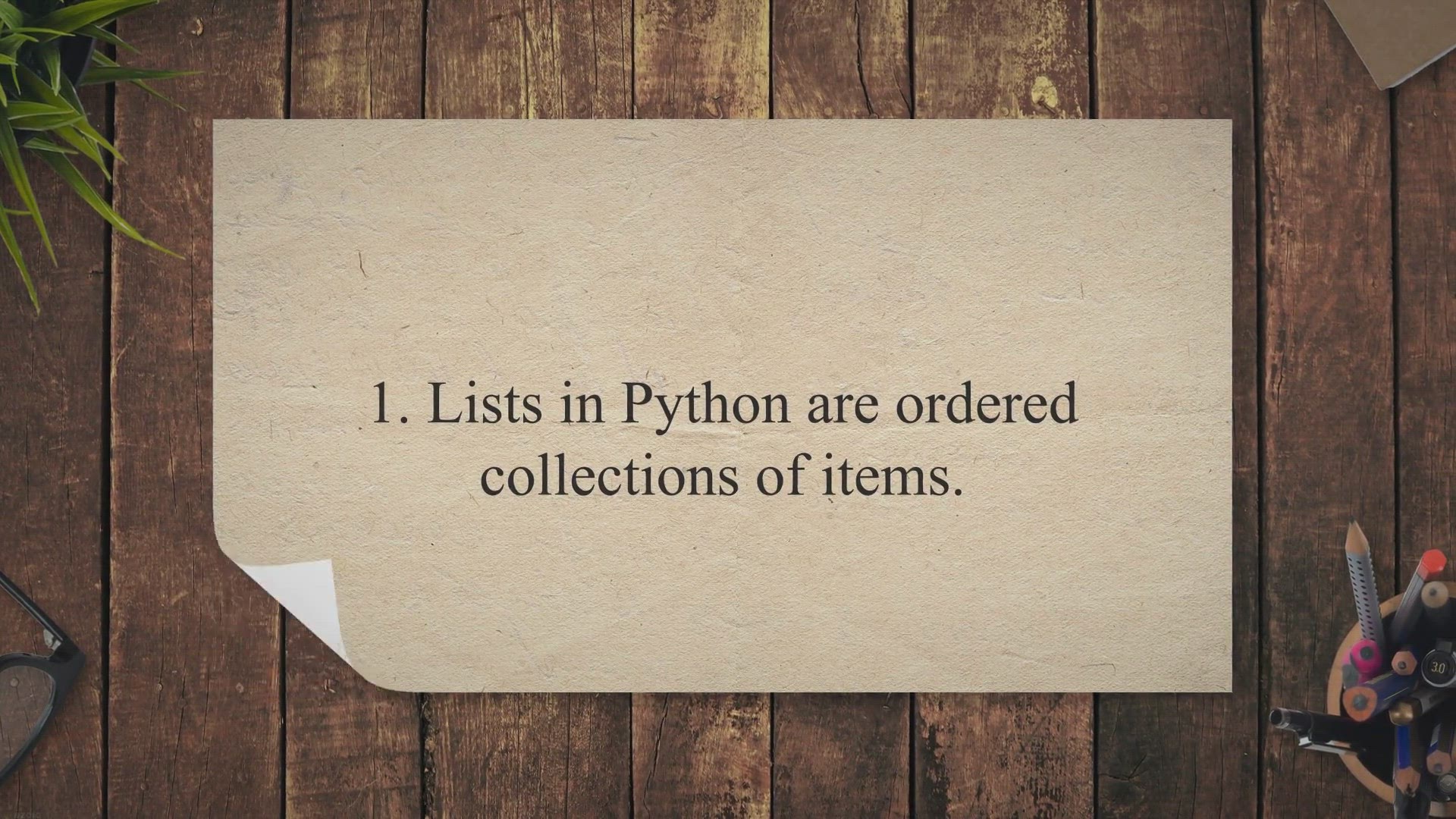 'Video thumbnail for What Are Python Lists? 20 Important Points'