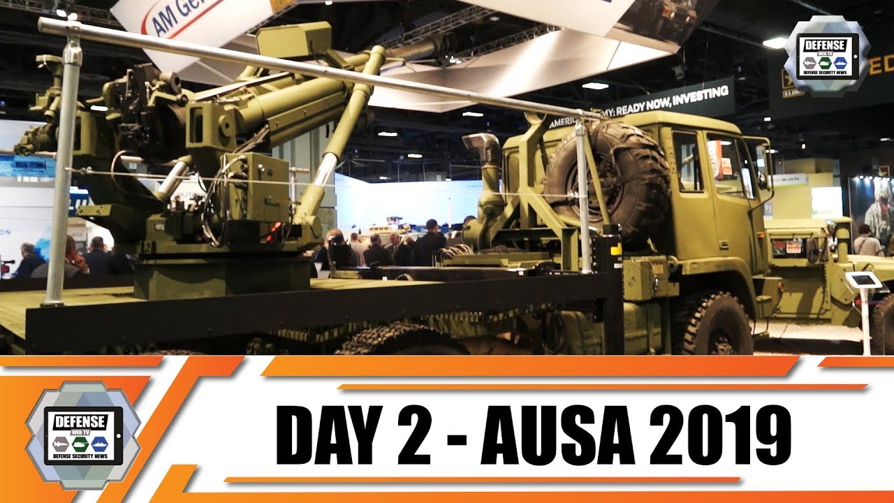 'Video thumbnail for AUSA 2019 News Show Daily Association of United States Army Defense Exhibition Washington DC Day 2'