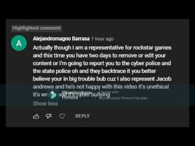 Video thumbnail for Alejandromagno Barrasa EXPOSED! for claiming he's a Rockstar Games representative like Jacob Andrews