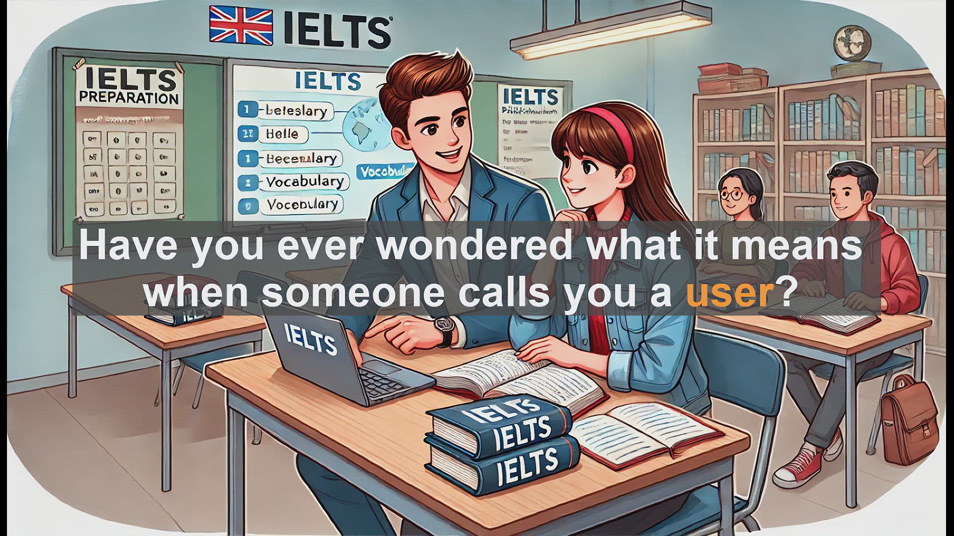'Video thumbnail for 2500 Must Know IELTS 5.5 Vocabulary - What Does 'User' Mean? Key IELTS Vocabulary Explained'