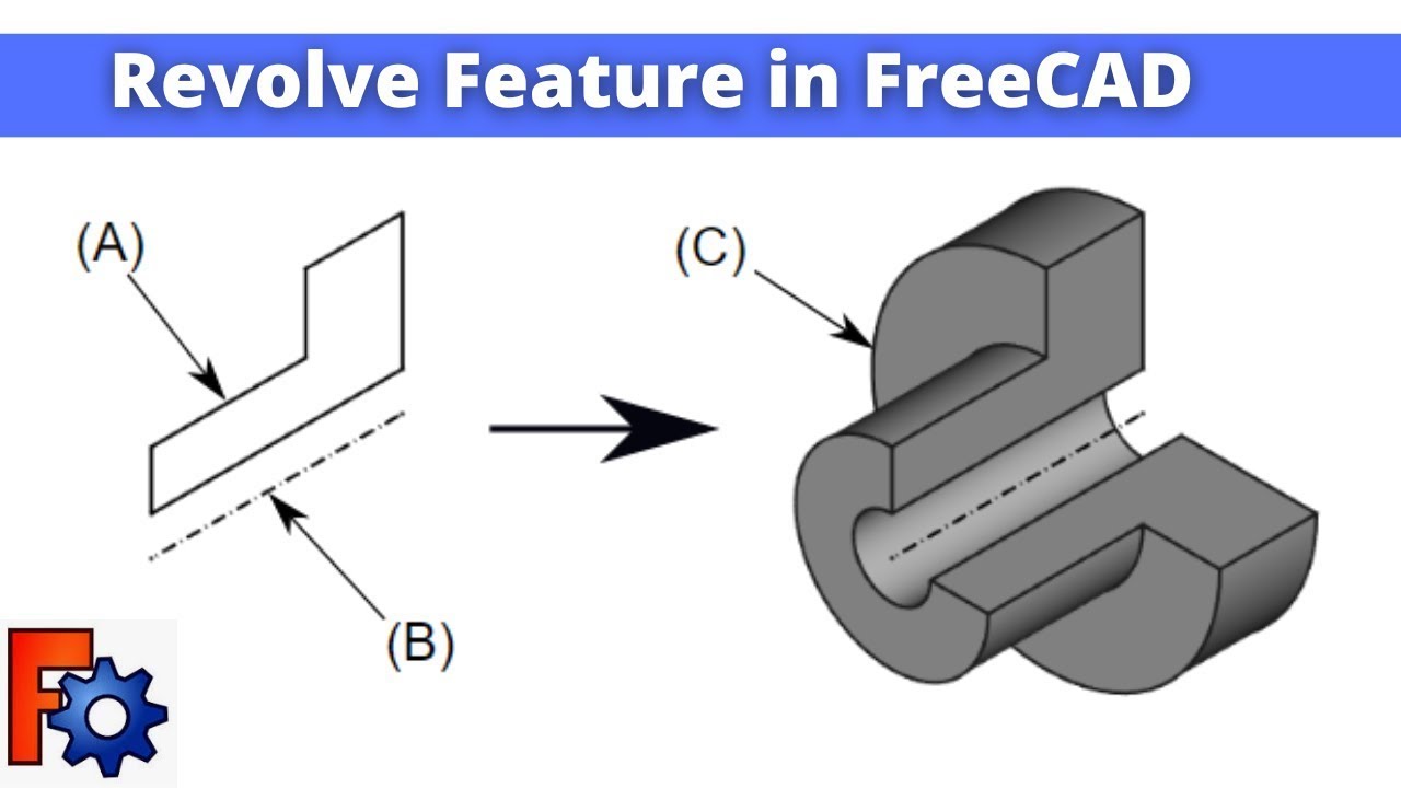 'Video thumbnail for Revolve Feature in FreeCAD | FreeCAD Beginner Tutorial | Mechnexus |'