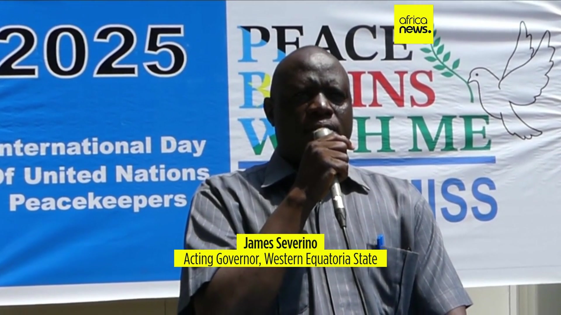'Video thumbnail for South Sudan celebrates International Day of United Nations Peacekeepers'