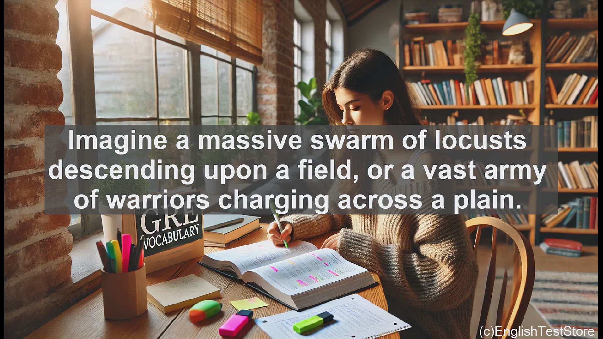 'Video thumbnail for GRE Vocabulary Lesson: Mastering the Powerful Word 'Horde' for Your GRE Success'