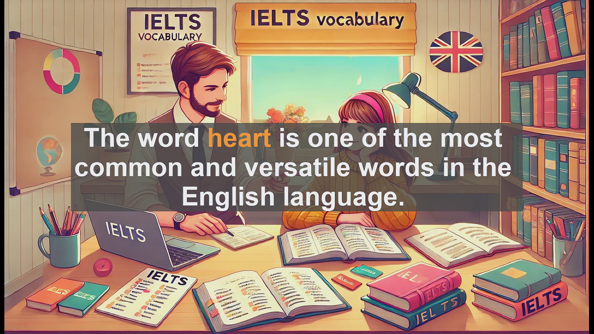 'Video thumbnail for 2500 Must Know IELTS 5.5 Vocabulary - Mastering the Word 'Heart' in English'