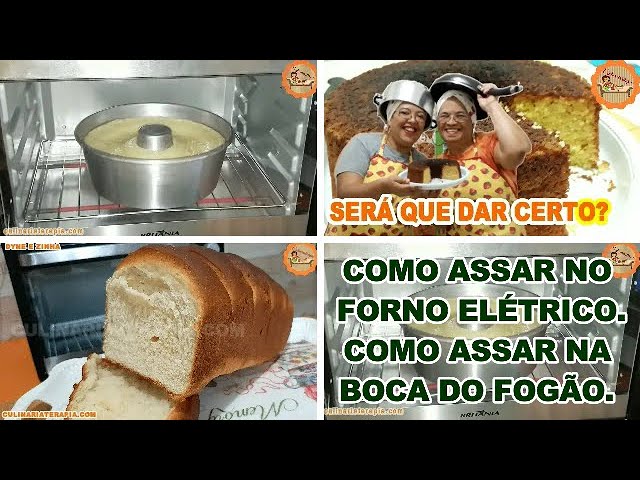 'Video thumbnail for Como Assar Bolo no Forno Elétrico, Como Assar Bolo na Boca do Fogão, Assar Pão no Forno Elétrico'