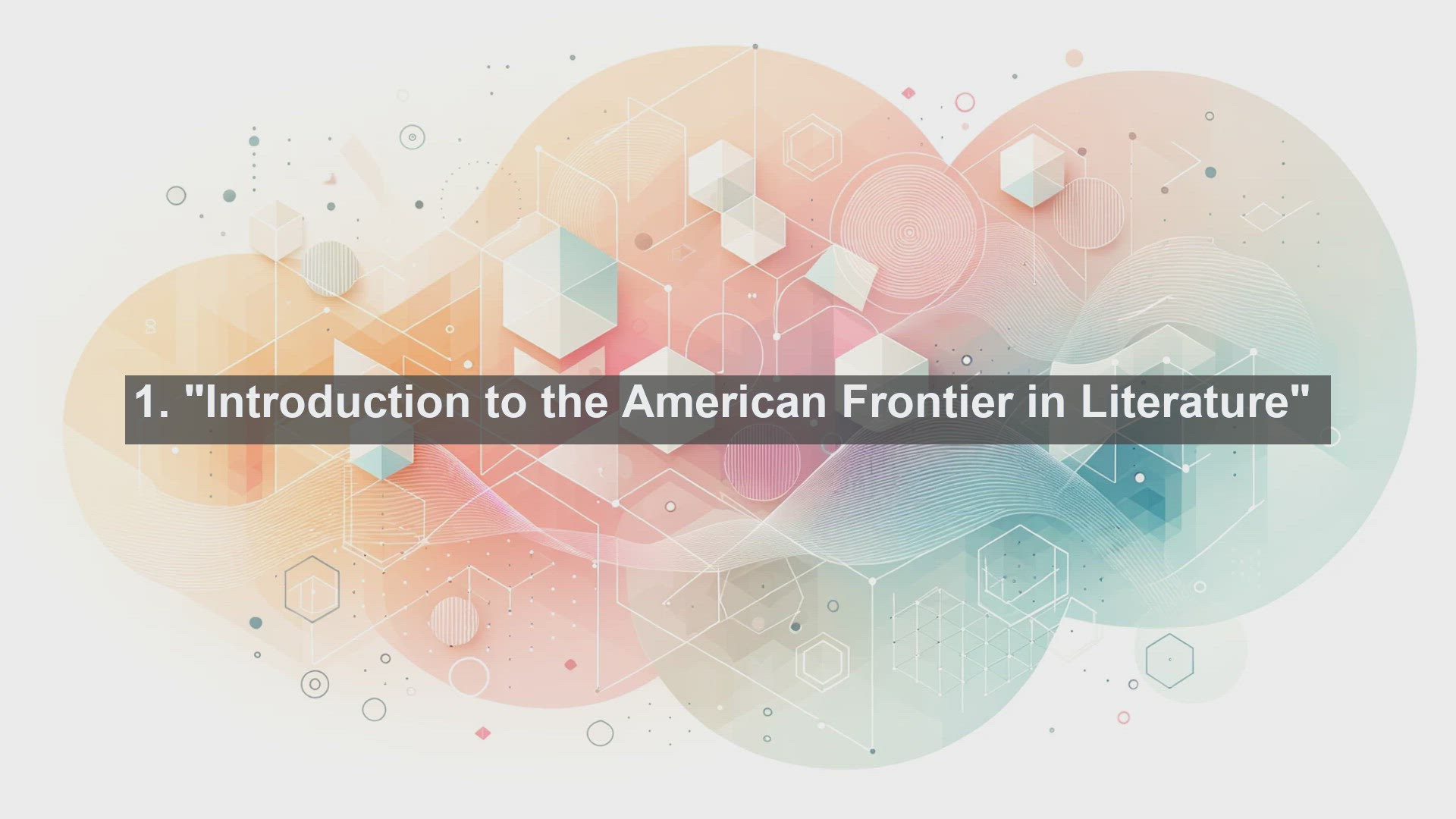 'Video thumbnail for Top 10 American Novels on the Frontier'