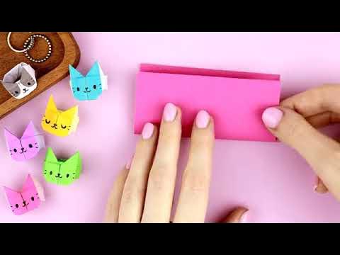 'Video thumbnail for Como fazer Anel com Gato - em Origami.'