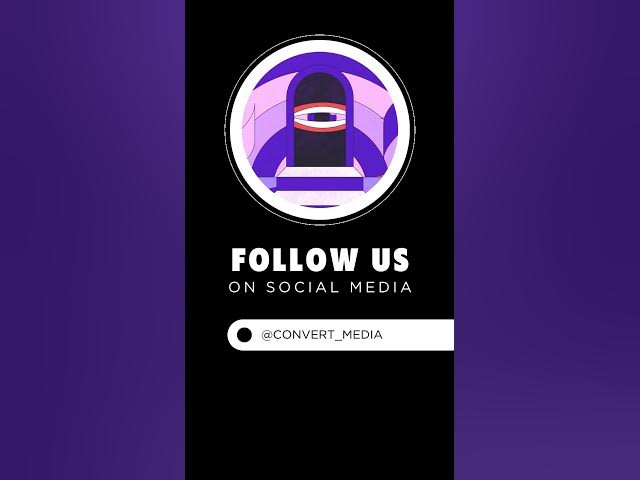 Video thumbnail for #convertmedia #short