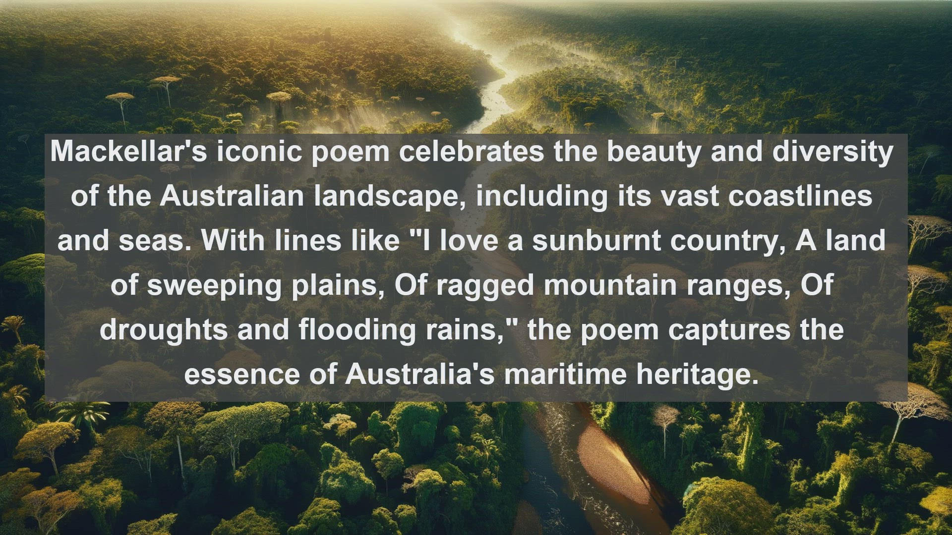 'Video thumbnail for Top 10 Australian Poems About the Sea'