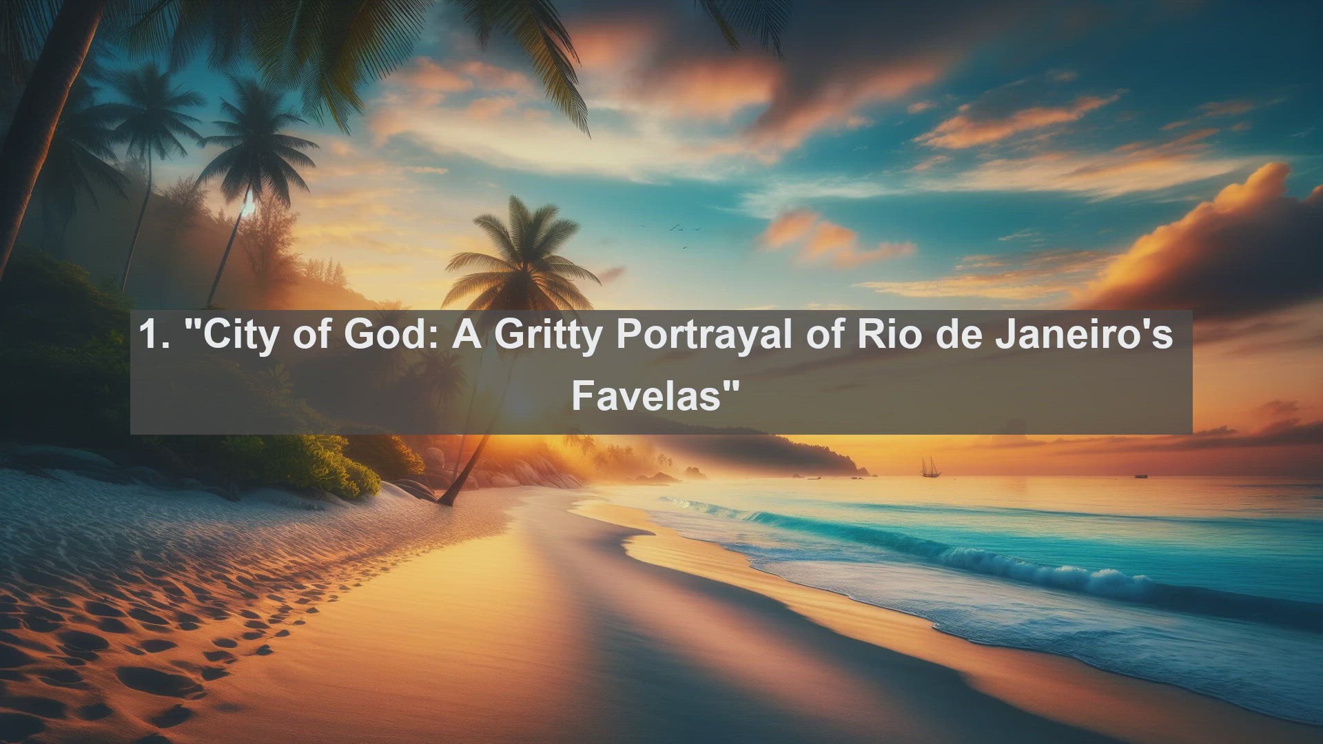 'Video thumbnail for Top 10 Brazilian Novels on Urban Transformation'
