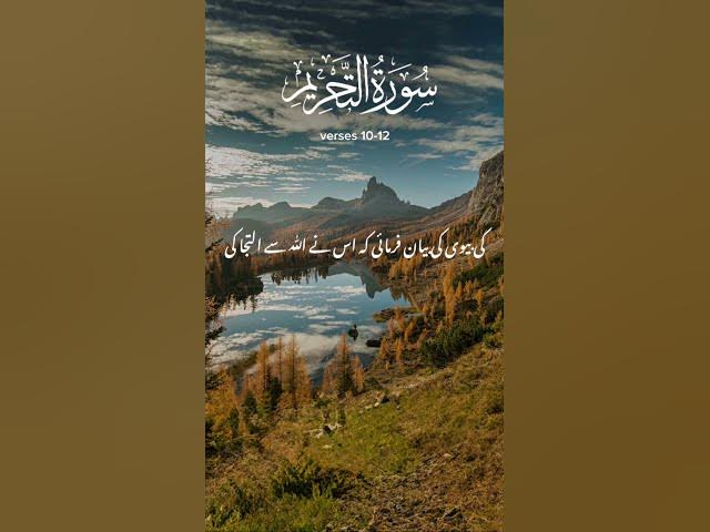 Video thumbnail for Quran kareem with urdu translation ♥️ #subscribe #subscribe