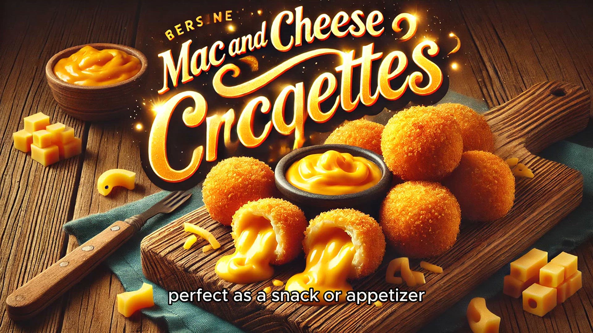 Video thumbnail for Mac and Cheese Croquettes