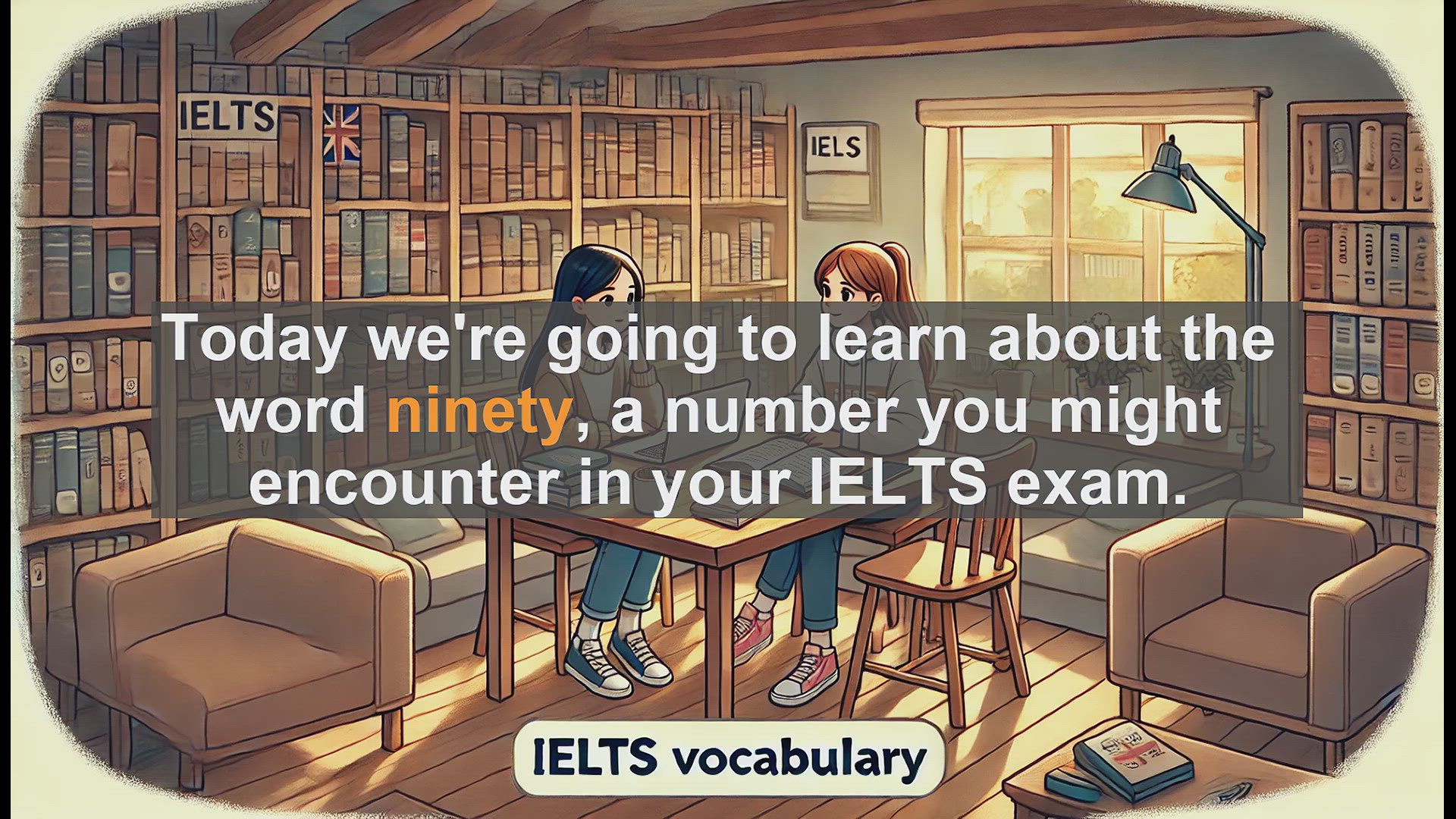 'Video thumbnail for 2500 Must Know IELTS 5.5 Vocabulary - Understanding the Number 'Ninety' for IELTS Success'