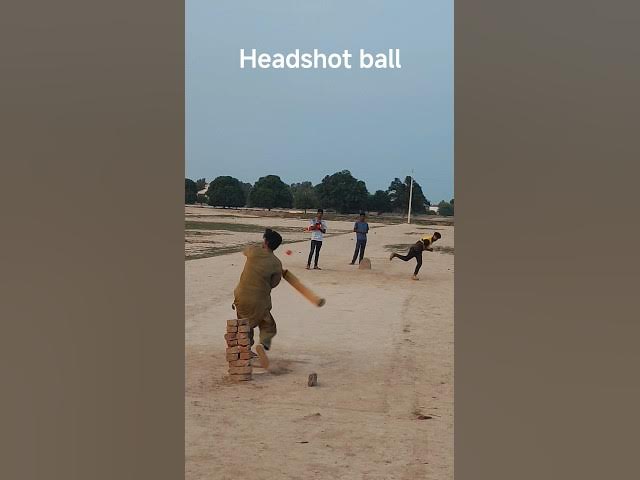 Video thumbnail for headshot ball very nice bone #cricket
