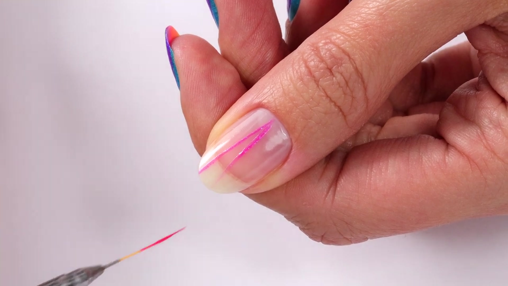 Video thumbnail for Rainbow Rays Nail Art + OPI Power of Hue Summer 2022 Nail Polish Swatches (720p 24fps)