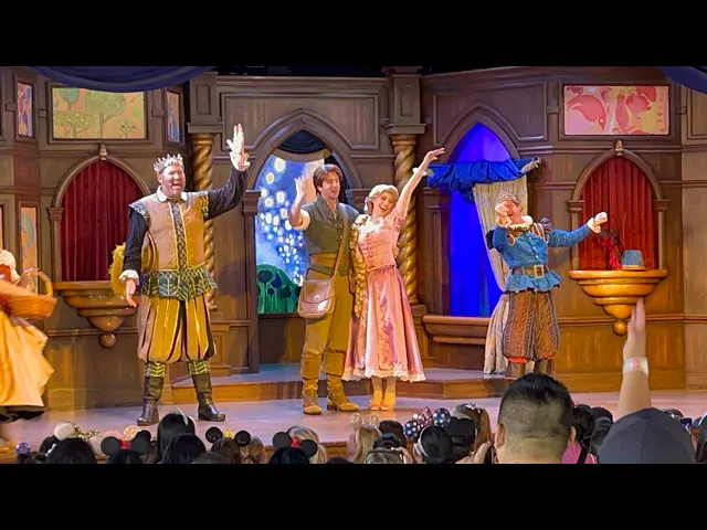 'Video thumbnail for Tangled at the Disneyland Royal Theatre with Rapunzel ✨#disneyland #disney #disneyparks'