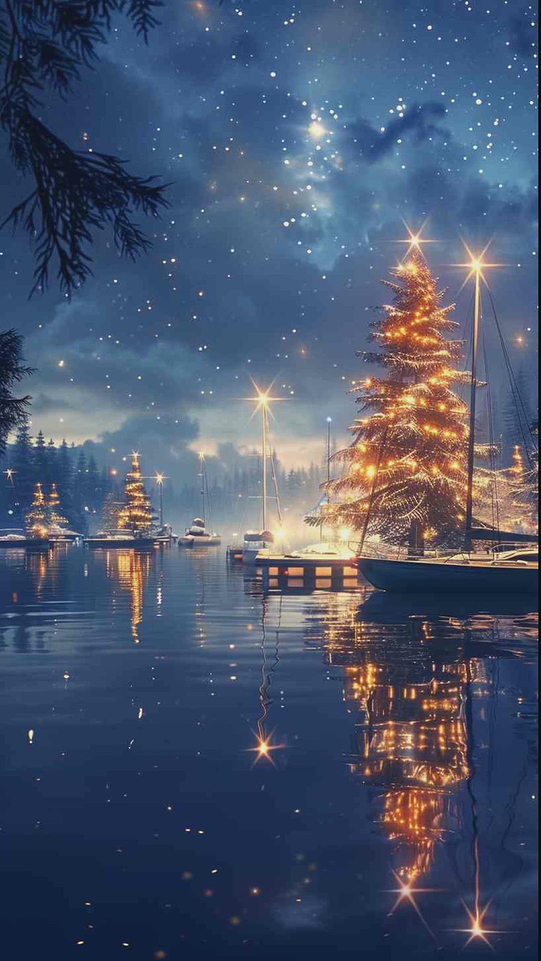 'Video thumbnail for merry christmas boat images'