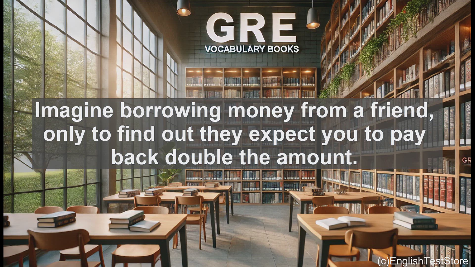 'Video thumbnail for GRE Vocabulary Lesson: Usury - The GRE Vocabulary Word You Need to Know'