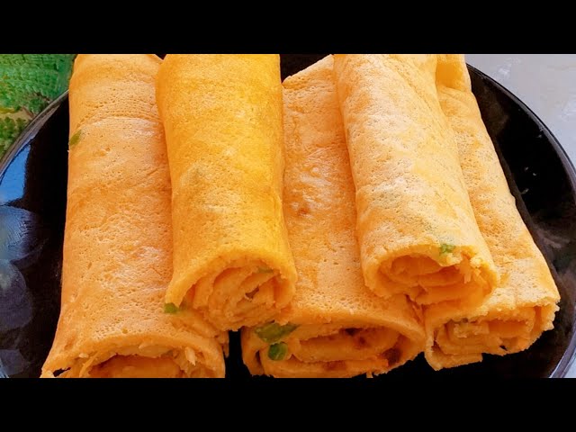 Video thumbnail for How To Make Savory Crepes With Veggies/Quick Breakfast Idea