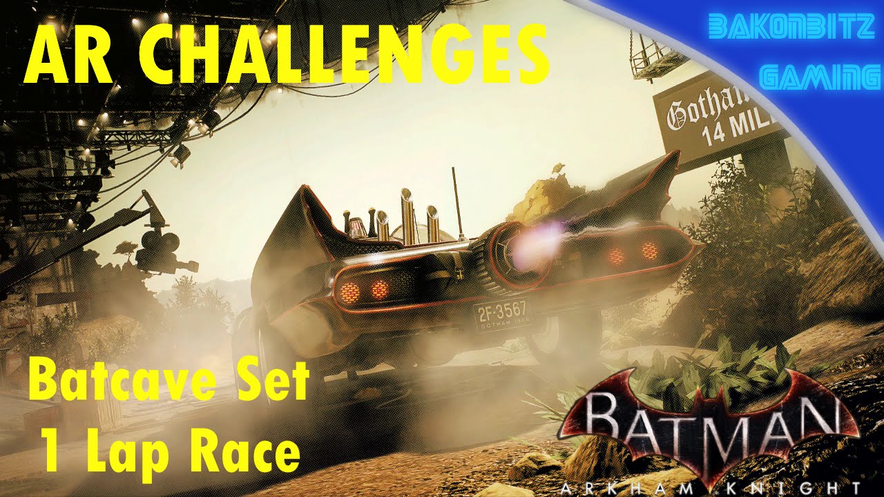 Video thumbnail for [Extra] Batman: Arkham Knight - AR Challenges | Batcave Set: 1 Lap Race
