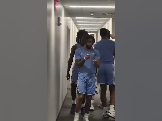 Video thumbnail for #UNC players get loose in a UD Arena hallway.