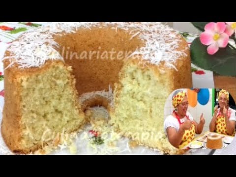 'Video thumbnail for Bolo Fofinho Maizena e Coco @Culinariaterapia'