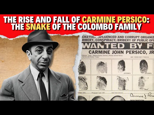 'Video thumbnail for The Rise and Fall of Carmine Persico: The Snake of the Colombo Family | Mafia History Uncovered'