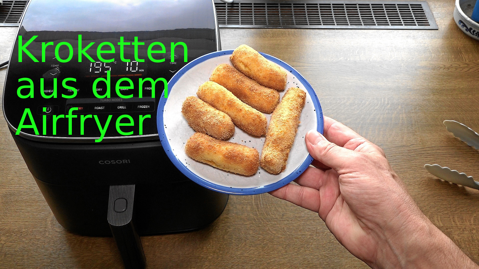 Video thumbnail for Kroketten aus dem Airfryer
