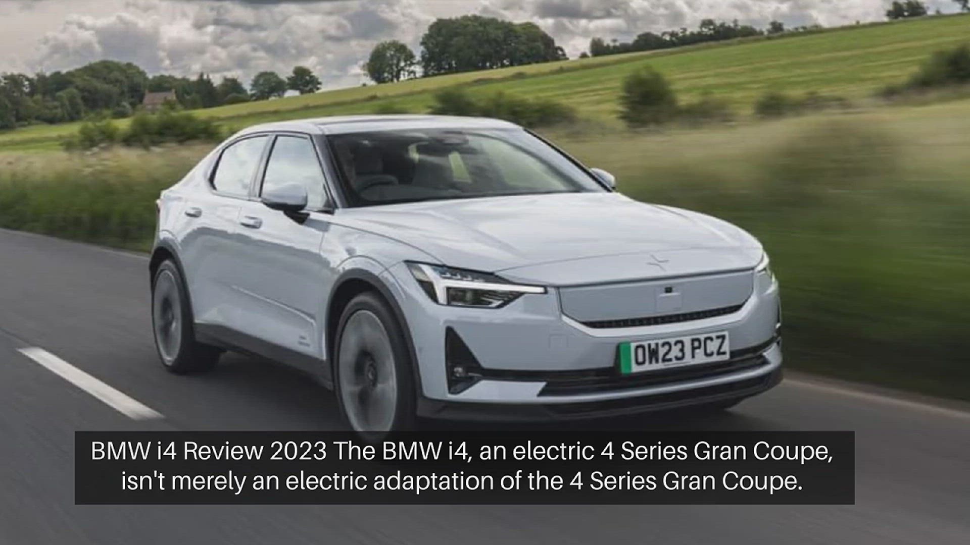 'Video thumbnail for BMW i4 review'