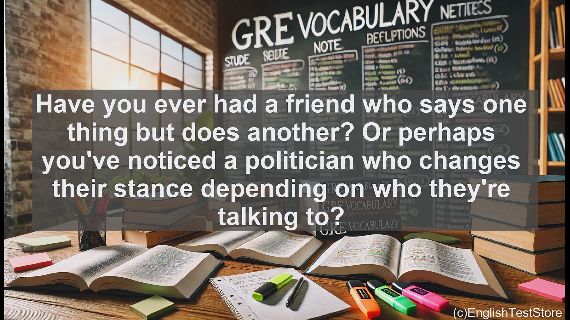 'Video thumbnail for GRE Vocabulary Lesson: Exploring the Concept of Inconsistency'
