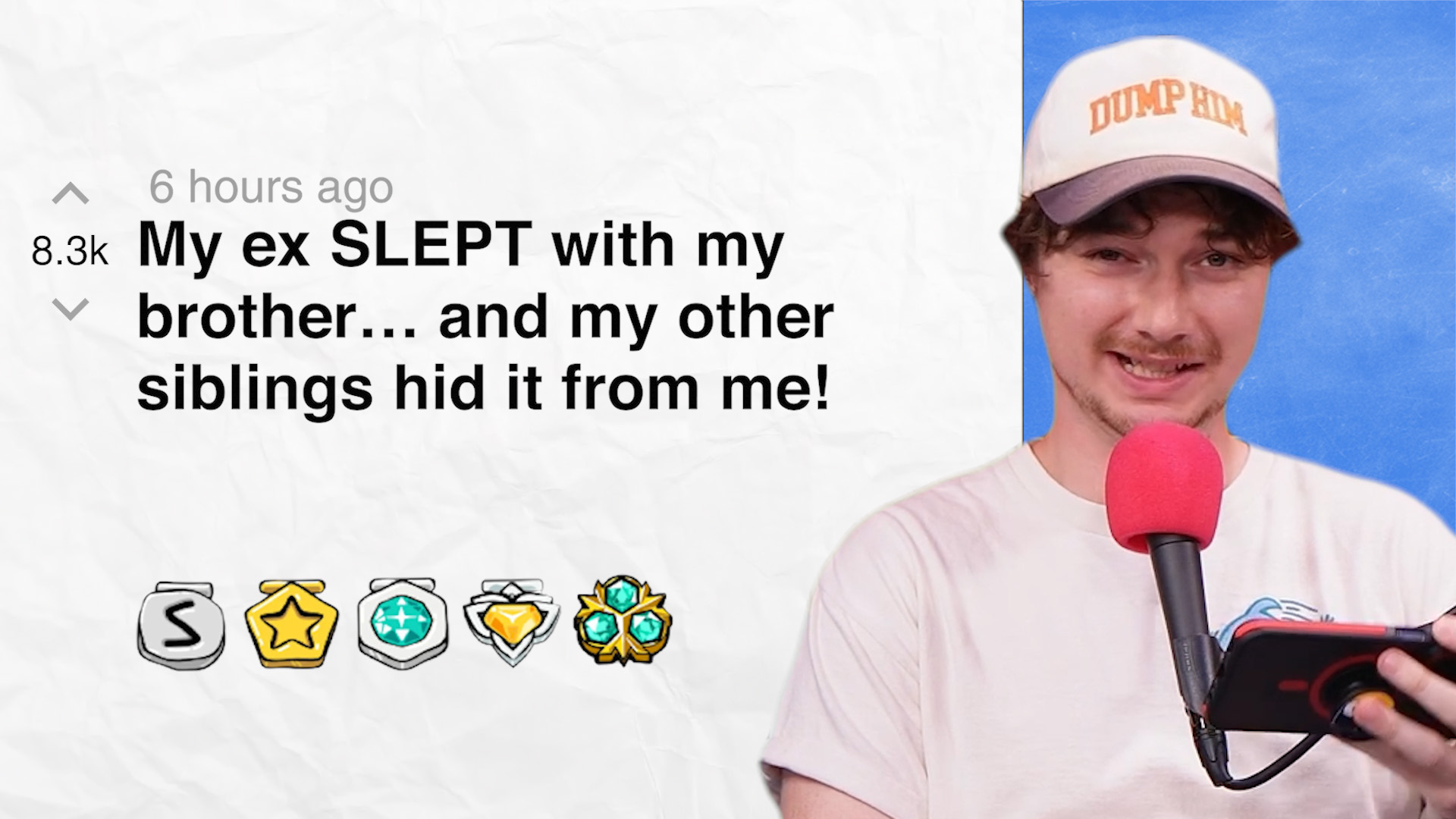 Video thumbnail for My ex SLEPT with my brother… and my other siblings hid it from me! - r/relationships | Reddit Stories