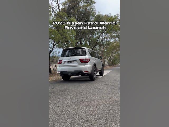 Video thumbnail for 2025 Nissan Patrol Warrior revs and launch