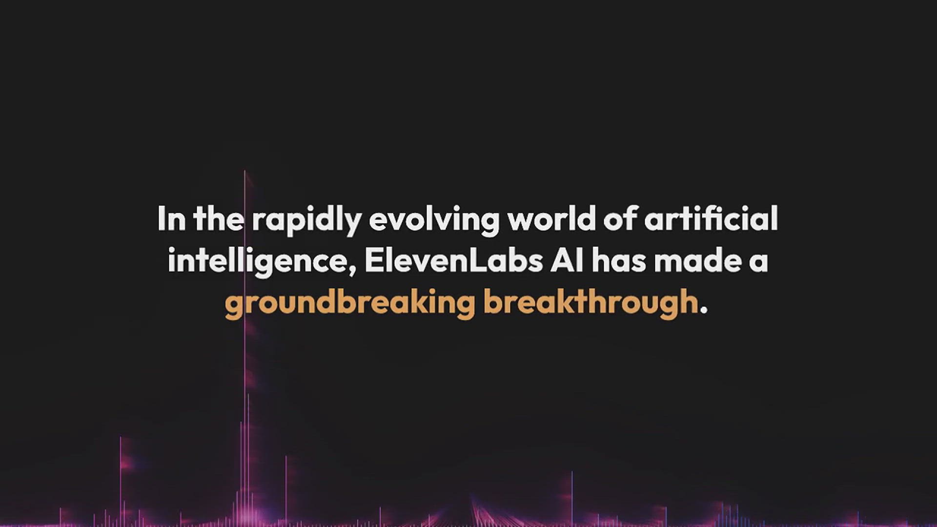 'Video thumbnail for ElevenLabs AI can now clone the voice of someone that speaks English'