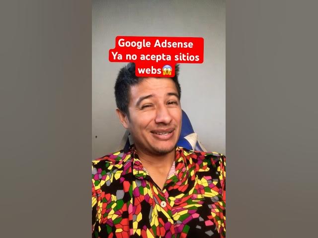 Video thumbnail for Google Adsense ya no acepta sitios webs 😭