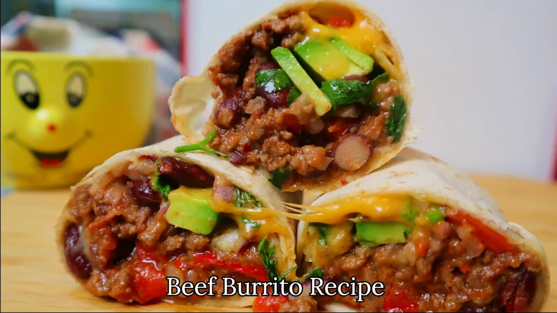Video thumbnail for Best Beef Burrito Recipe