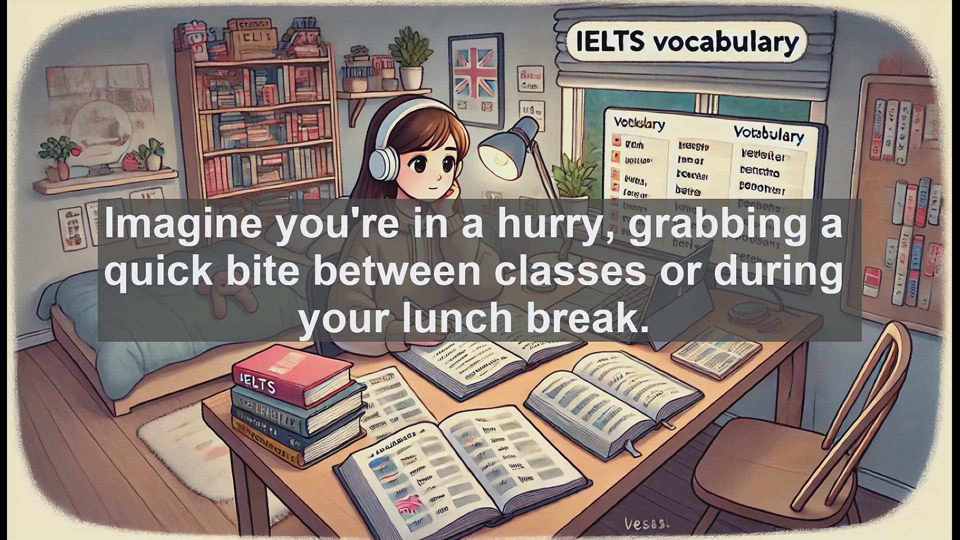 'Video thumbnail for 2500 Must Know IELTS 5.5 Vocabulary - Sandwich: A Tasty IELTS Vocabulary Lesson'