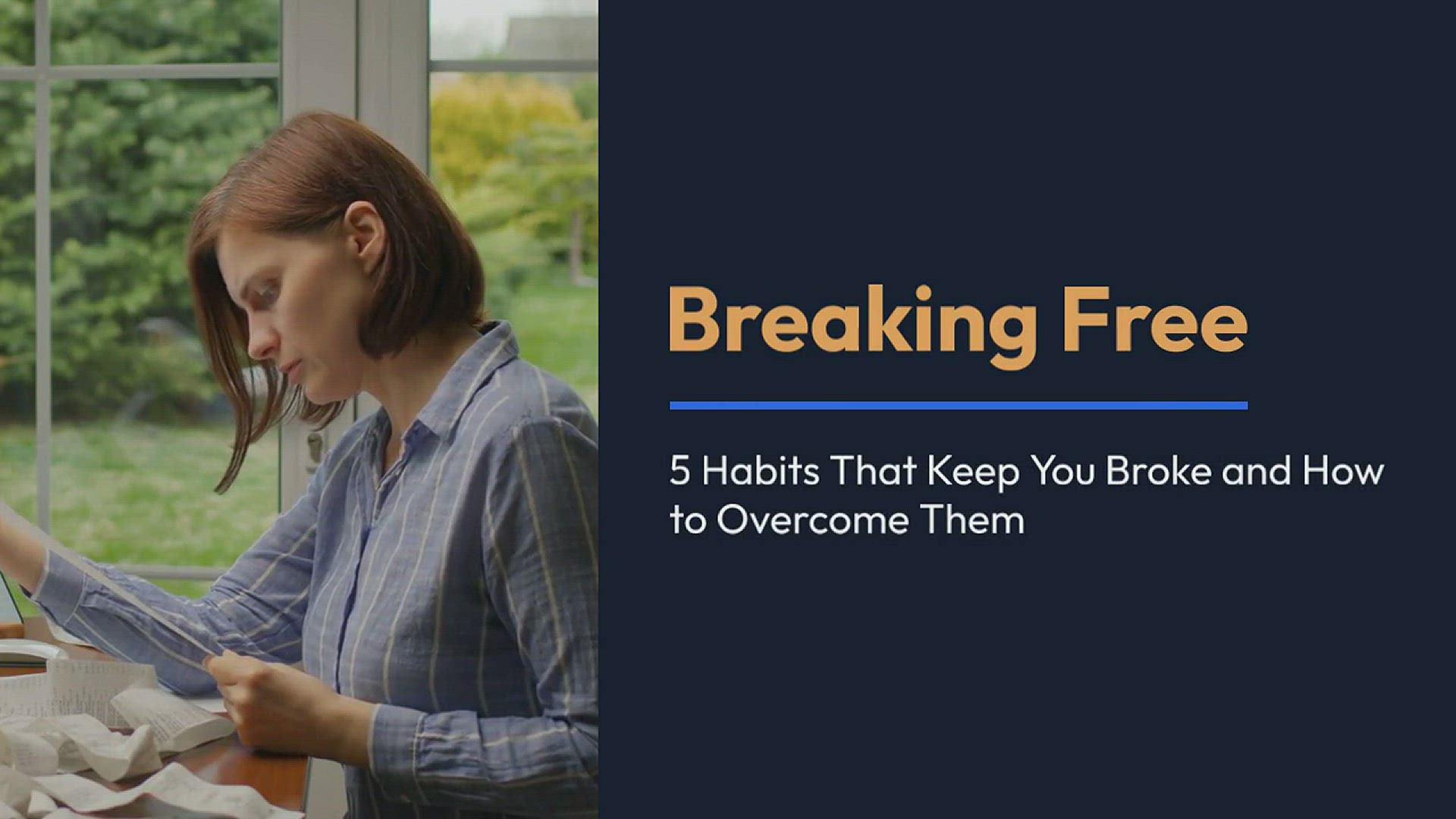 'Video thumbnail for 5 Habits That Will Keep You Broke'